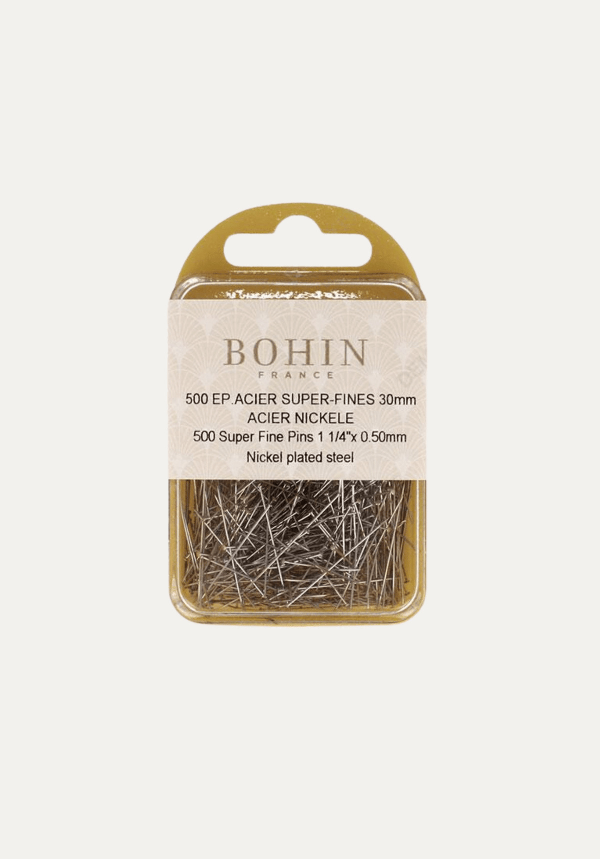 Boite 500 épingles de couture super fines Bohin - Maison Fauve