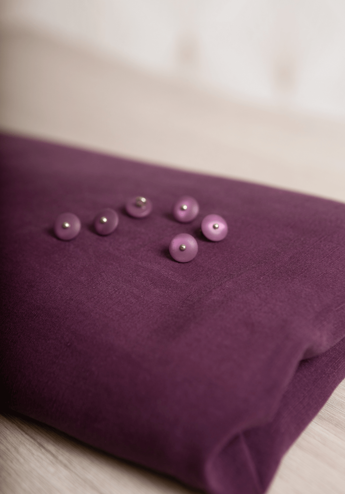 Bouton à queue en nacre Wink Mat - 12 ou 15 mm - Plusieurs coloris - Maison Fauve