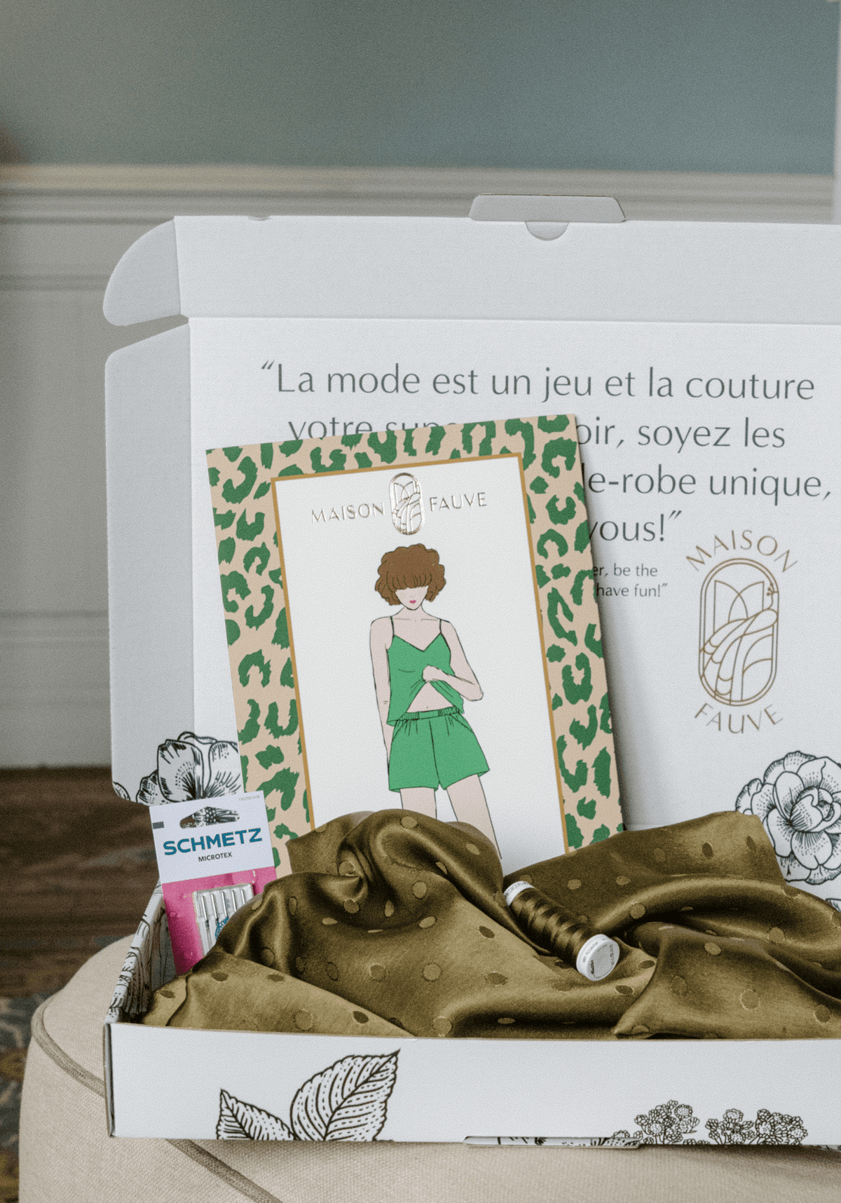 Box Couture - Le Pyjama Blush Songe - Maison Fauve
