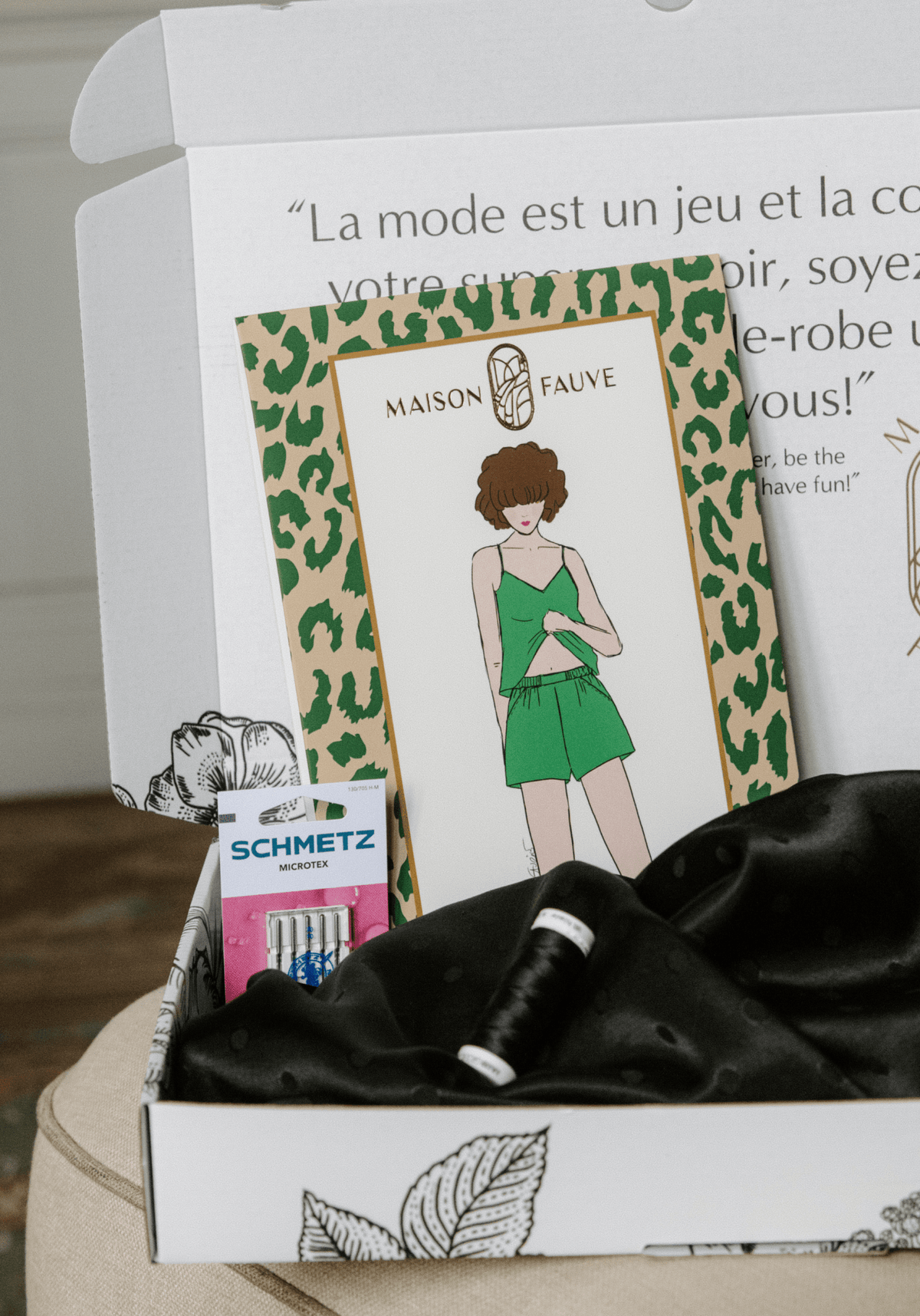 Box Couture - Le Pyjama Blush Songe - Maison Fauve