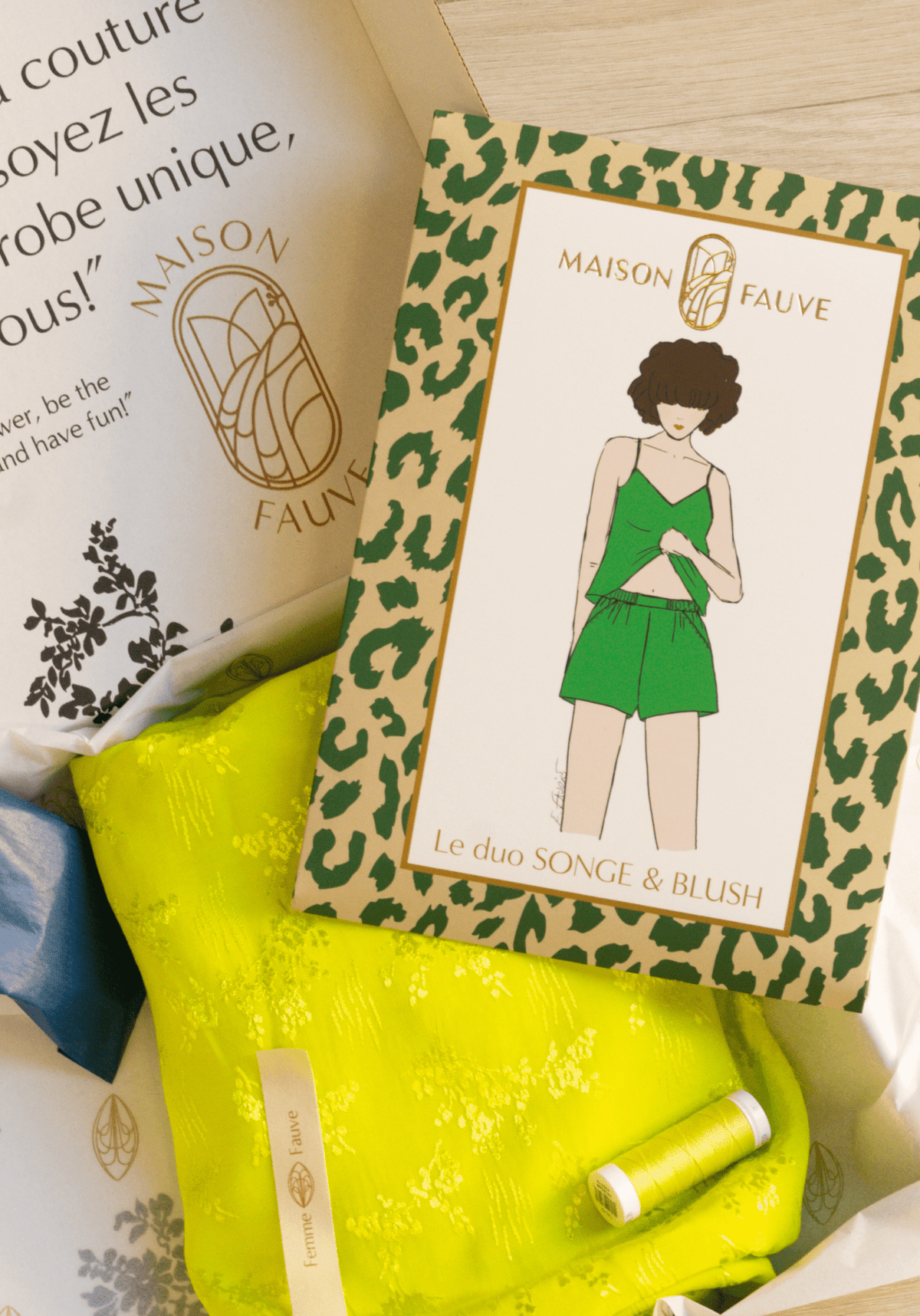 Box Couture - Le Pyjama Blush Songe - Maison Fauve