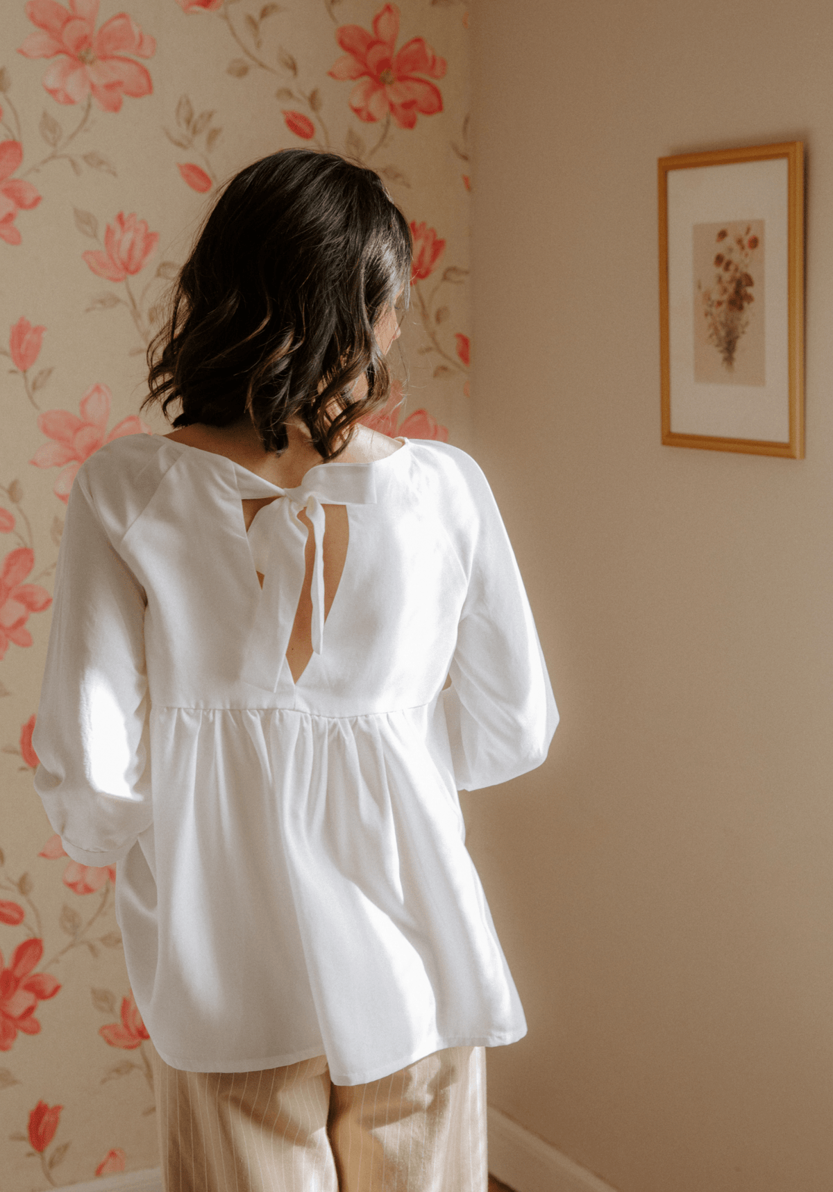 COUPON 250 cm - Tissu tencel uni blanc - Maison Fauve