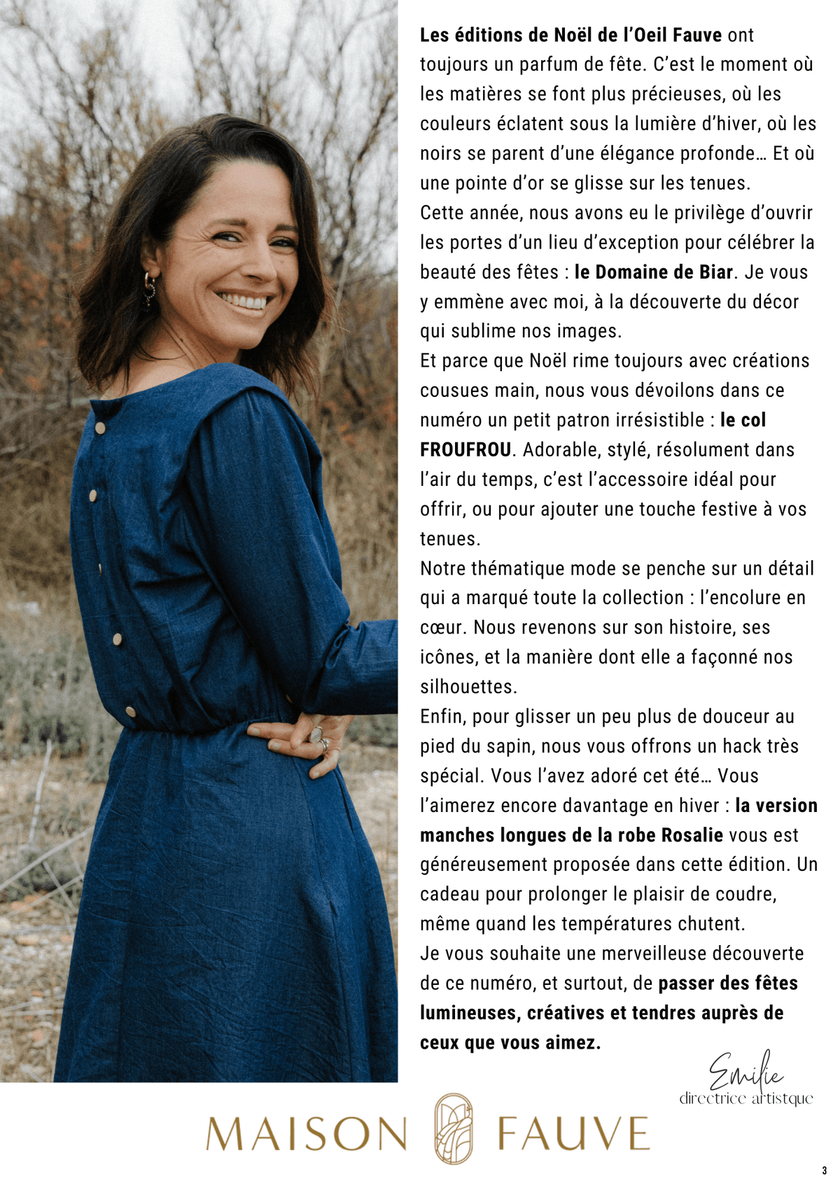 Magazine L'Oeil Fauve - Numéro 12 - Décembre 2025 - Maison Fauve