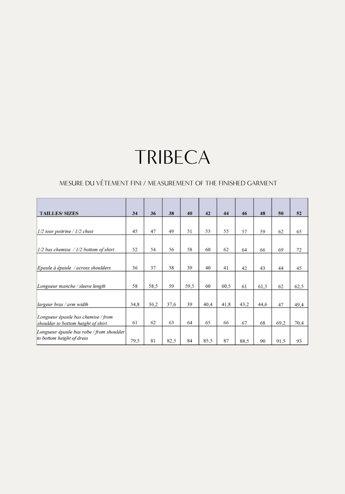 Patron blouse, robe Tribeca / PDF (A4, A3, A0, US Letter) - Cadres, Calques par Taille, Vidéoprojection - Maison Fauve
