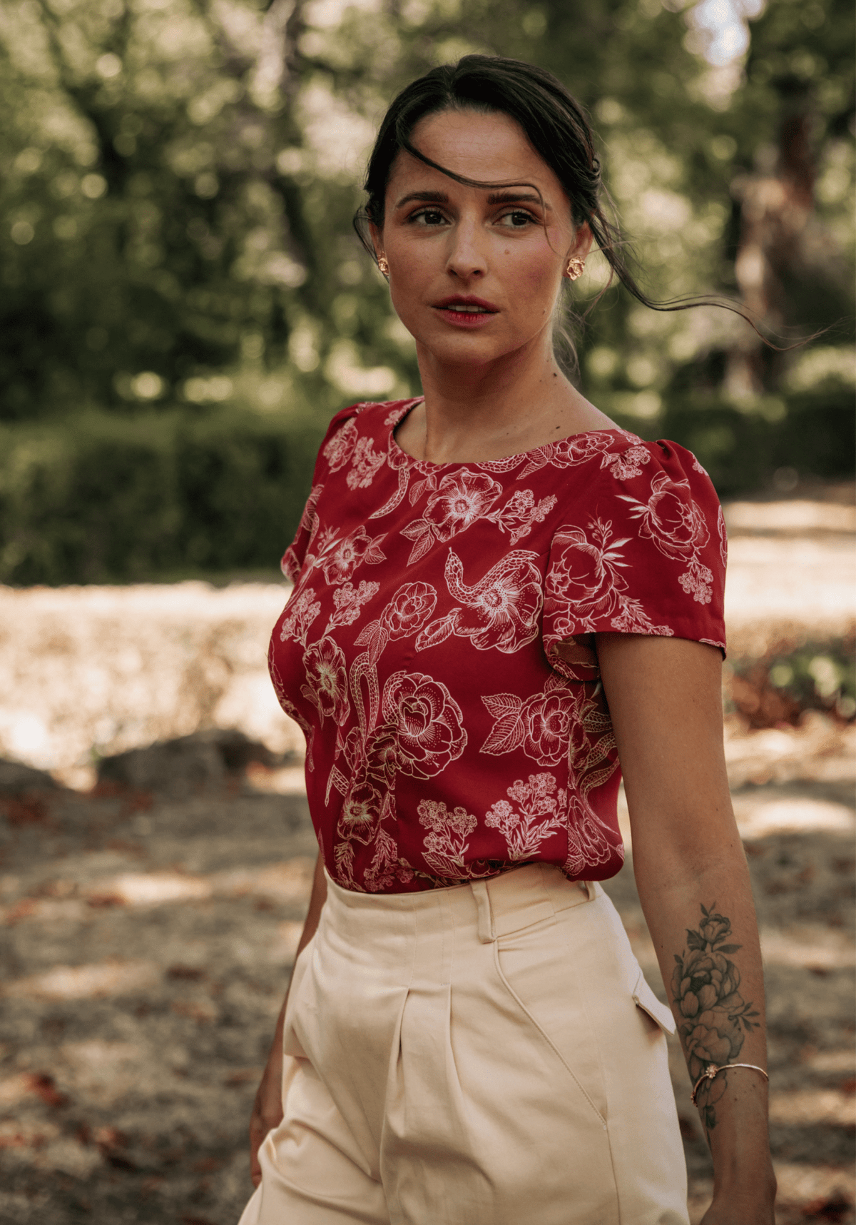 Patron couture blouse Cicadella / PDF (A4, A3, A0, US Letter) - Cadres, Calques par Taille, Vidéoprojection - Maison Fauve