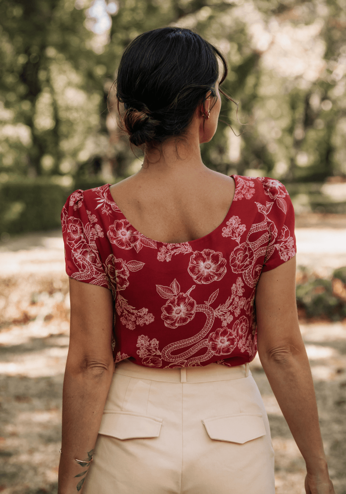 Patron couture blouse Cicadella / PDF (A4, A3, A0, US Letter) - Cadres, Calques par Taille, Vidéoprojection - Maison Fauve