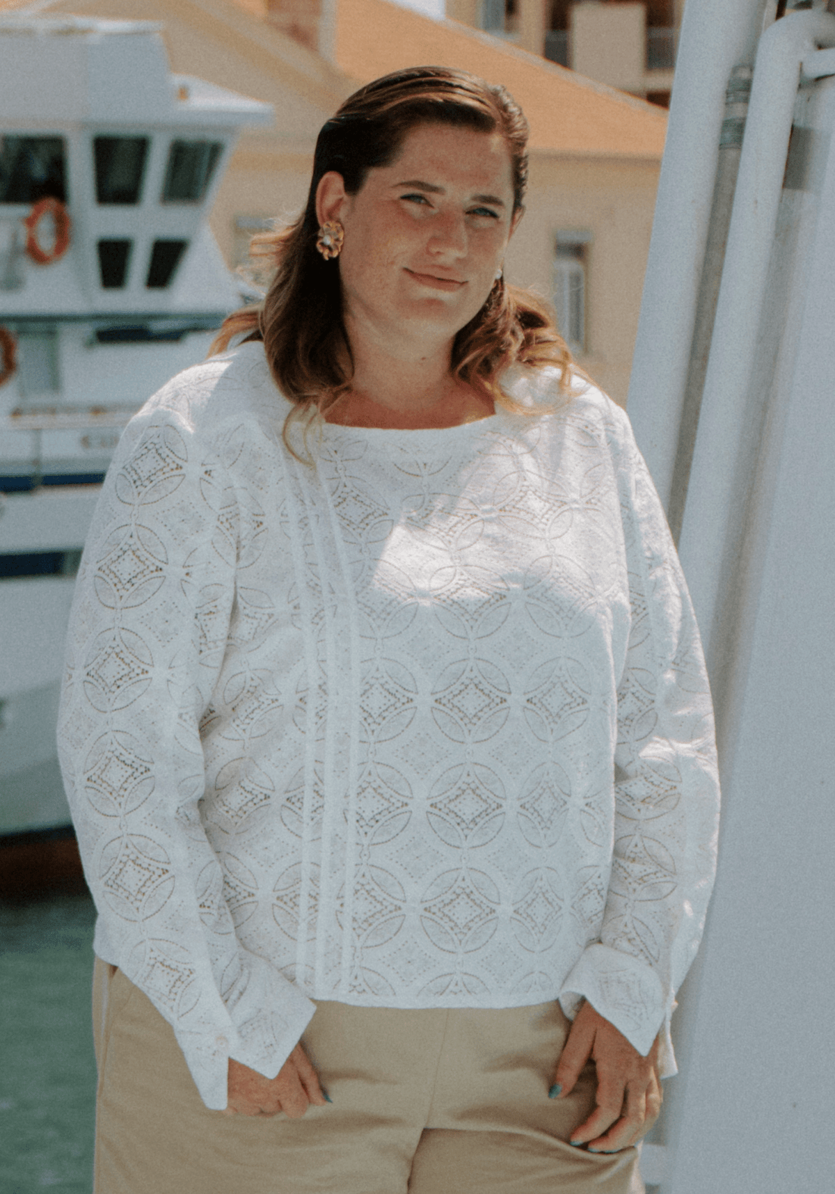 Patron couture blouse Déferlante / PDF (A4, A3, A0, US Letter) - Cadres, Calques par Taille, Vidéoprojection - Maison Fauve