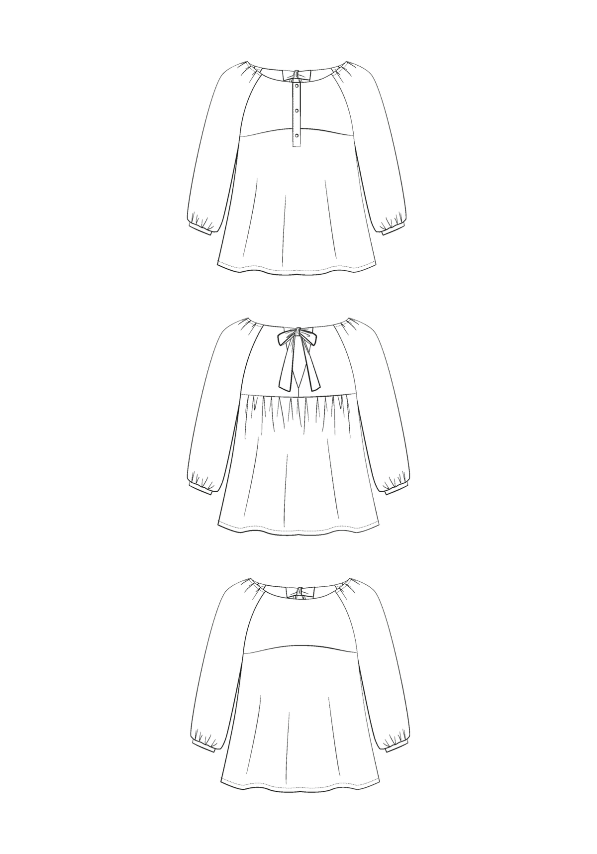 Patron couture blouse Hespéride - Patron pochette - Maison Fauve