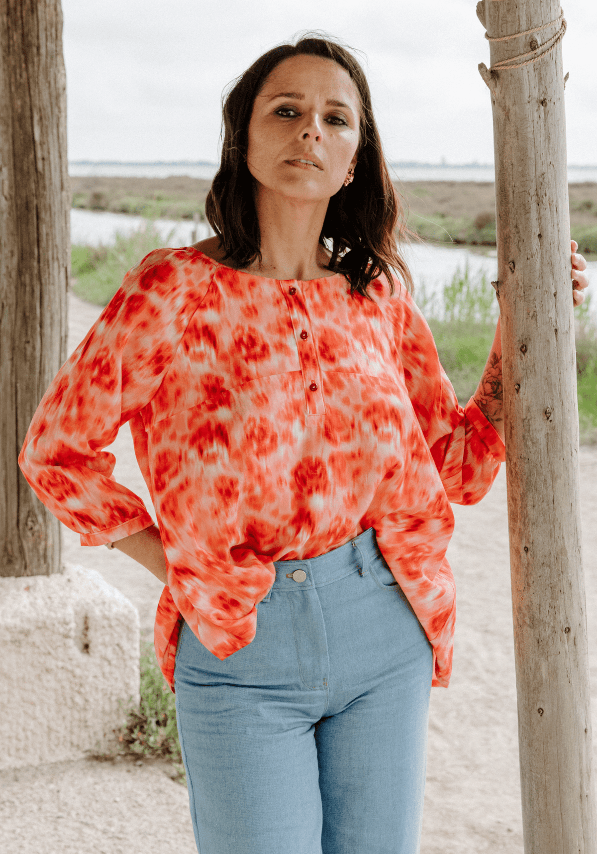 Patron couture blouse Hespéride - Patron pochette - Maison Fauve