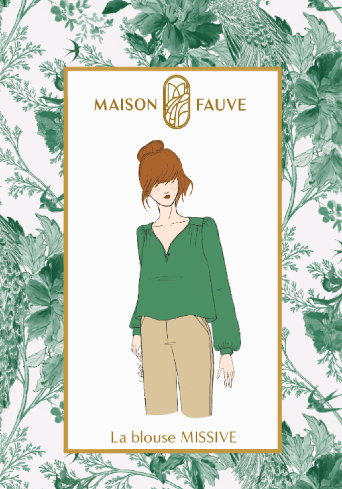 Patron couture blouse Missive - Patron pochette - Maison Fauve
