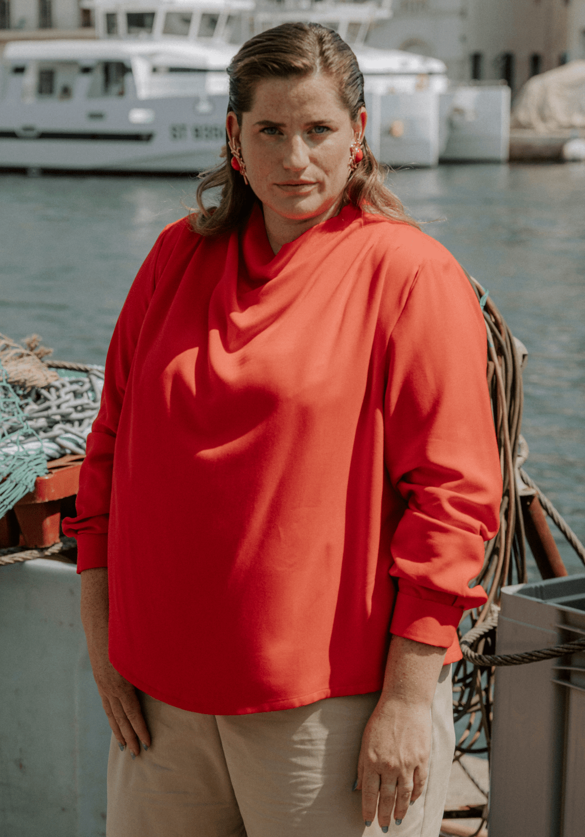 Patron couture blouse Tempête / PDF (A4, A3, A0, US Letter) - Cadres, Calques par Taille, Vidéoprojection - Maison Fauve
