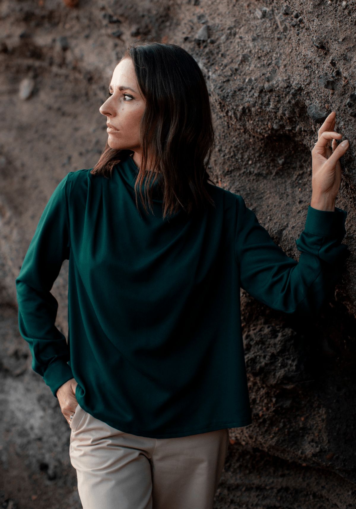Patron couture blouse Tempête / PDF (A4, A3, A0, US Letter) - Cadres, Calques par Taille, Vidéoprojection - Maison Fauve