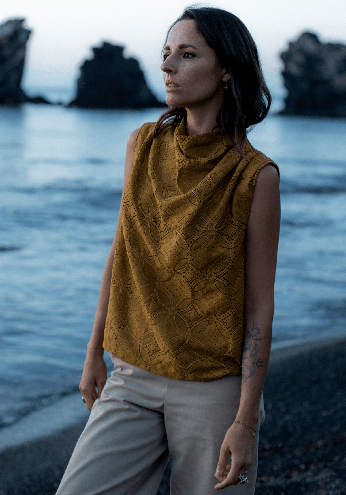 Patron couture blouse Tempête / PDF (A4, A3, A0, US Letter) - Cadres, Calques par Taille, Vidéoprojection - Maison Fauve