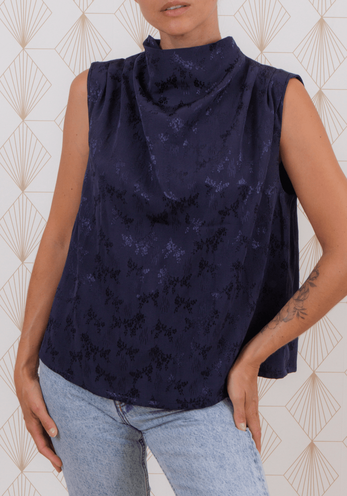 Patron couture blouse Tempête / PDF (A4, A3, A0, US Letter) - Cadres, Calques par Taille, Vidéoprojection - Maison Fauve