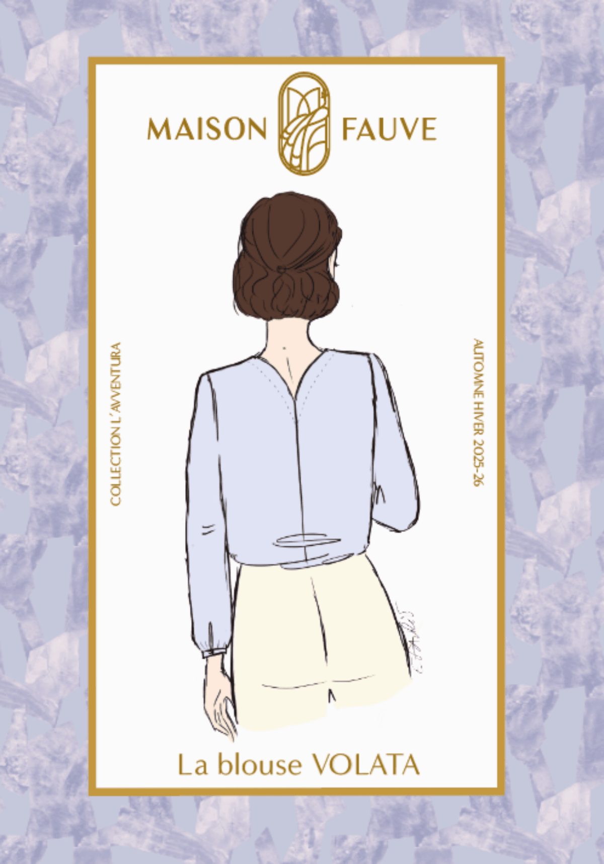 Patron couture blouse Volata - Patron pochette - Maison Fauve