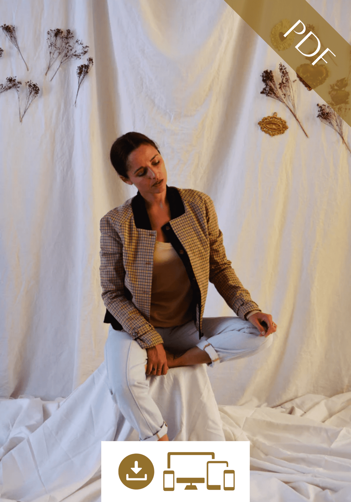 Patron couture blouson Sunset / PDF (A4, A3, A0, US Letter) - Cadres, Calques par Taille, Vidéoprojection - Maison Fauve