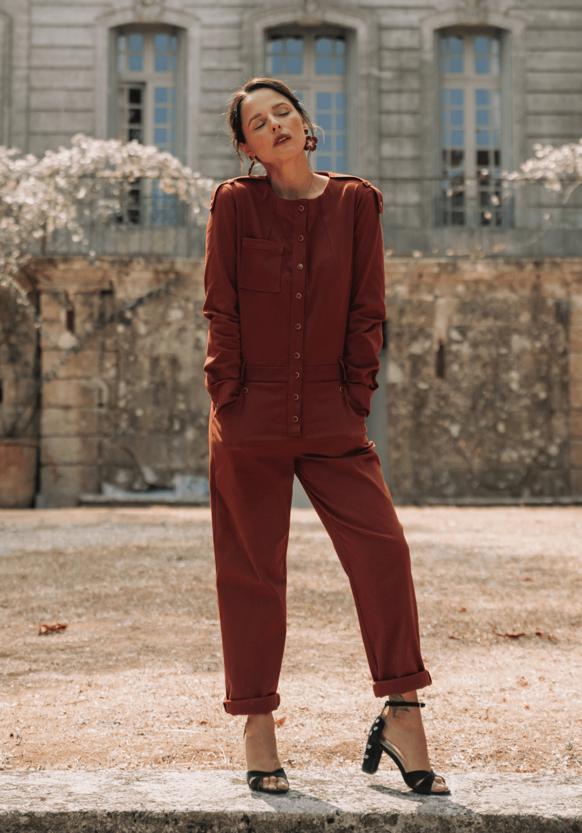 Patron couture combipantalon, robe Vipère / PDF (A4, A3, A0, US Letter) - Cadres, Calques par Taille, Vidéoprojection - Maison Fauve