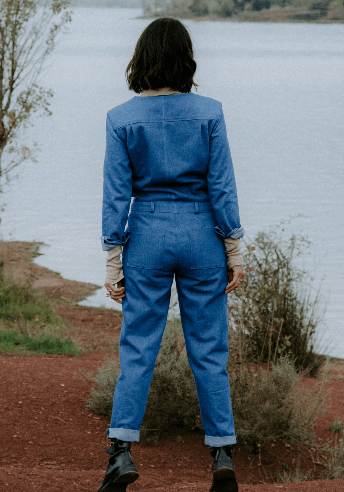 Patron couture combipantalon, robe Vipère / PDF (A4, A3, A0, US Letter) - Cadres, Calques par Taille, Vidéoprojection - Maison Fauve