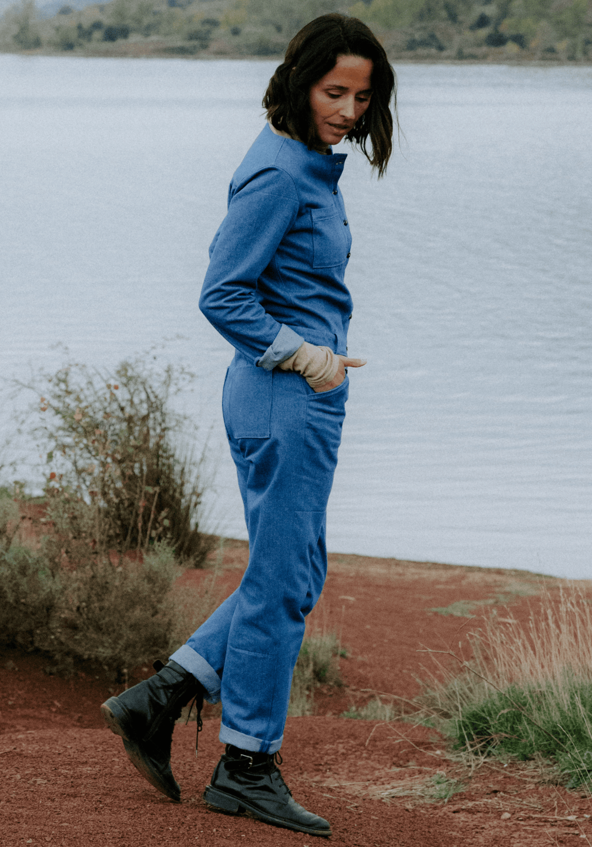 Patron couture combipantalon, robe Vipère / PDF (A4, A3, A0, US Letter) - Cadres, Calques par Taille, Vidéoprojection - Maison Fauve
