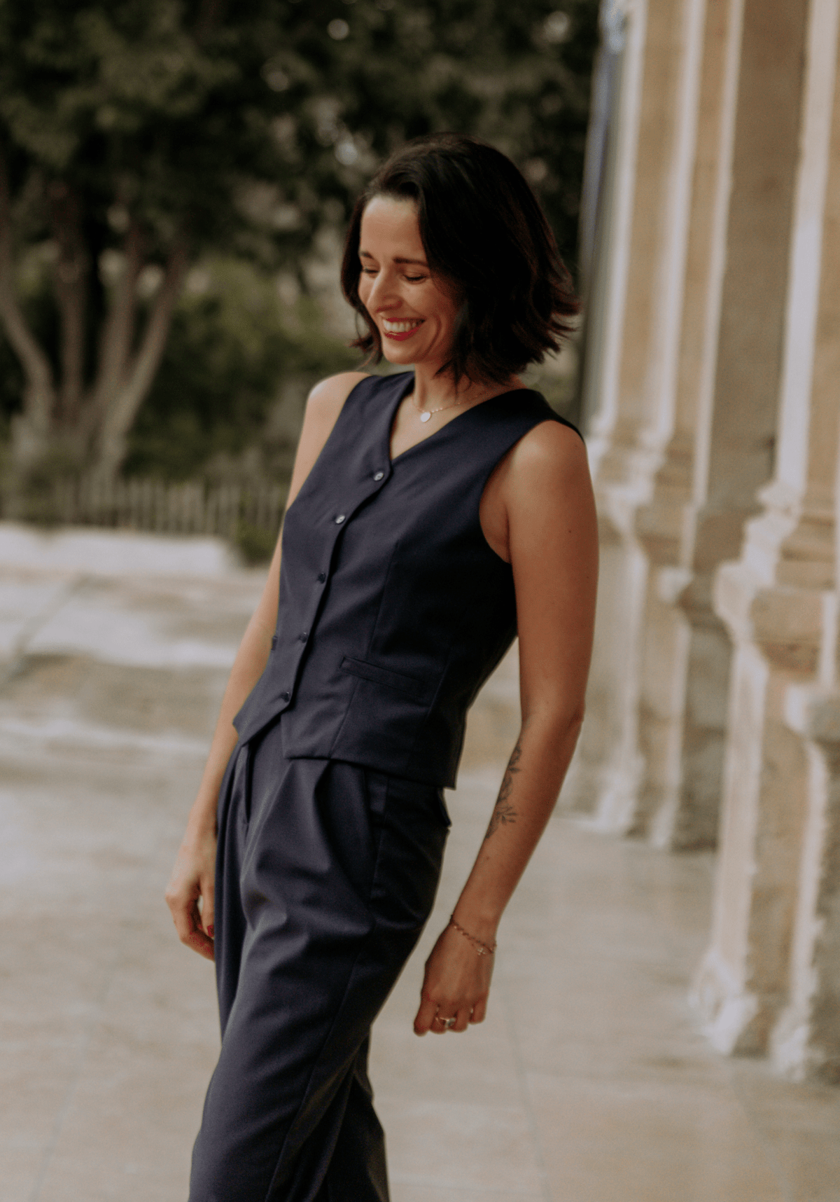 Patron couture gratuit gilet de costume Pompon / PDF à télécharger - Maison Fauve
