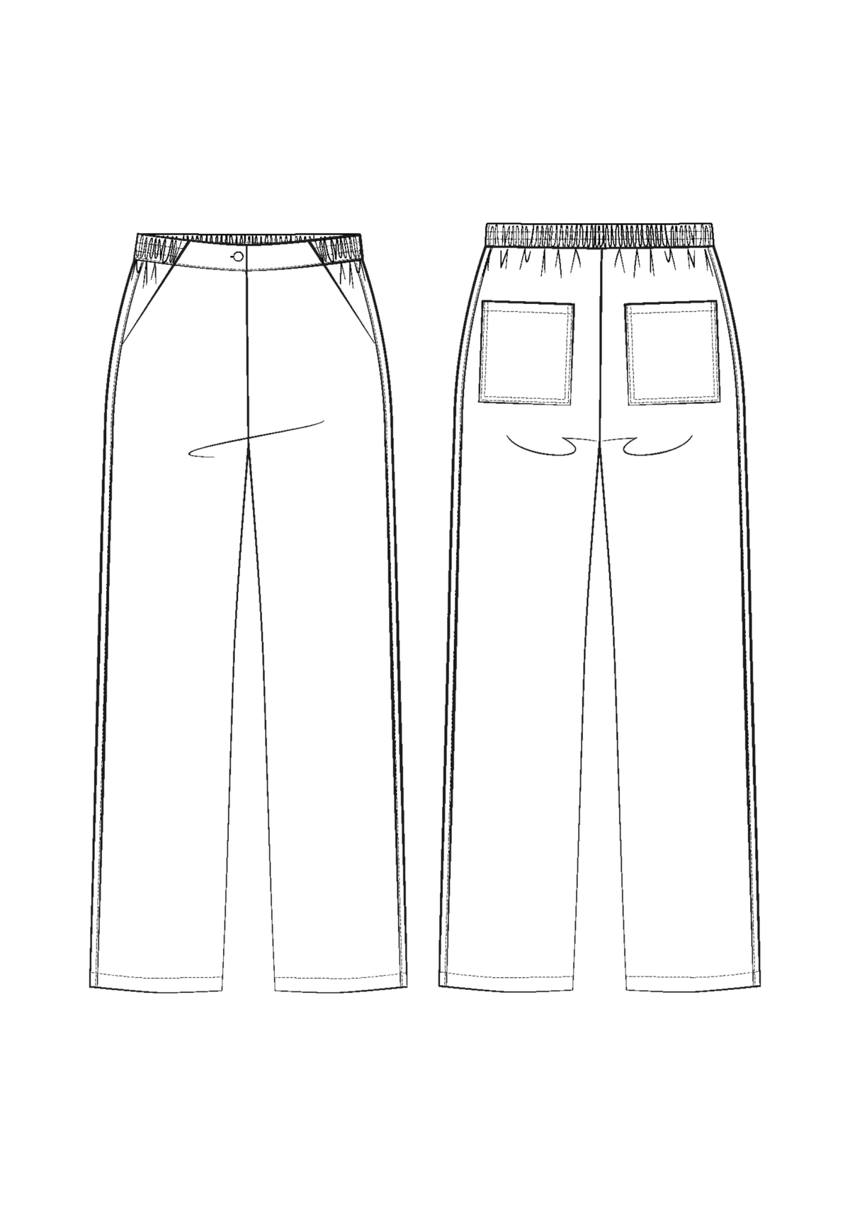 Patron couture gratuit pantalon Mellow / PDF à télécharger - Maison Fauve