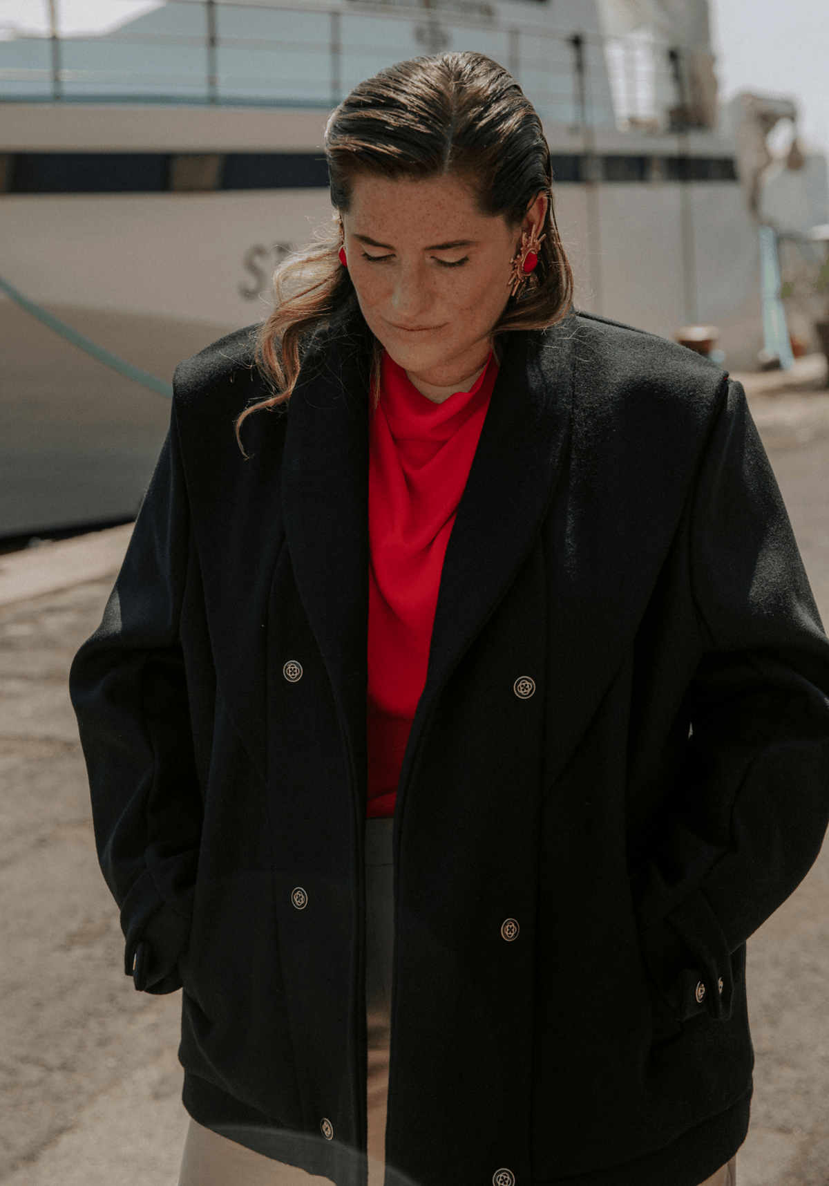 Patron couture manteau Cliff / PDF (A4, A3, A0, US Letter) - Cadres, Calques par Taille, Vidéoprojection - Maison Fauve