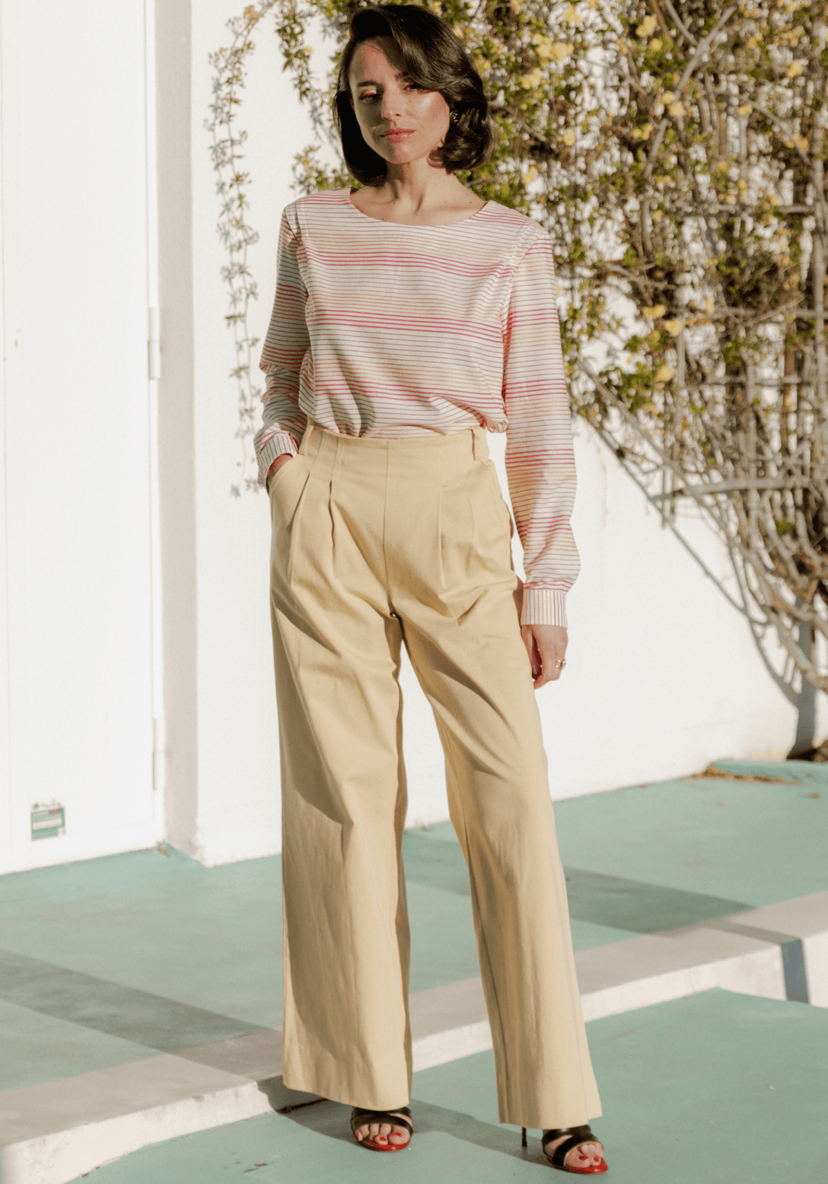 Patron couture pantalon Brooklyn / Patron pochette - Maison Fauve