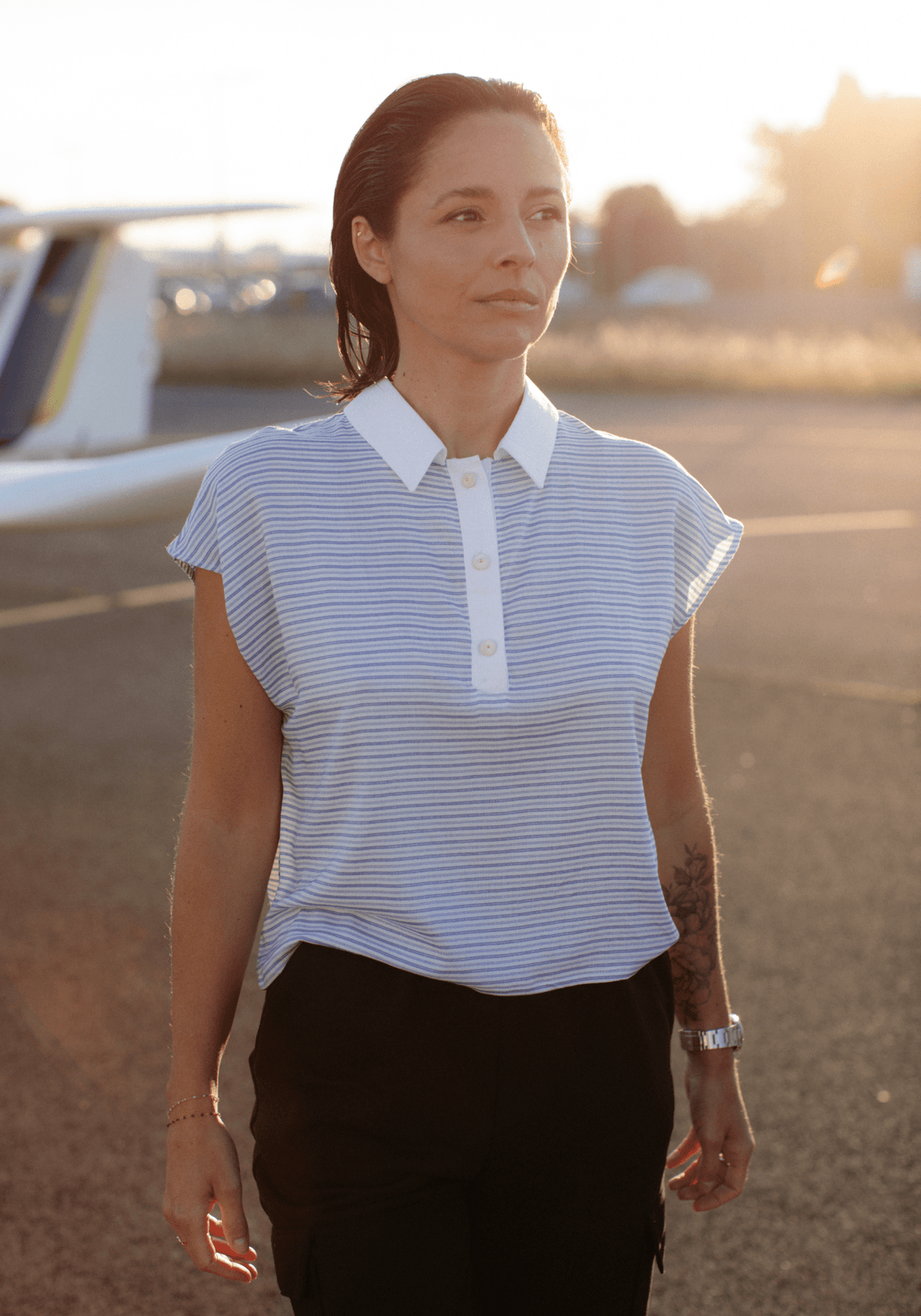 Patron couture polo Malibu / PDF (A4, A3, A0, US Letter) - Cadres, Calques par Taille, Vidéoprojection - Maison Fauve