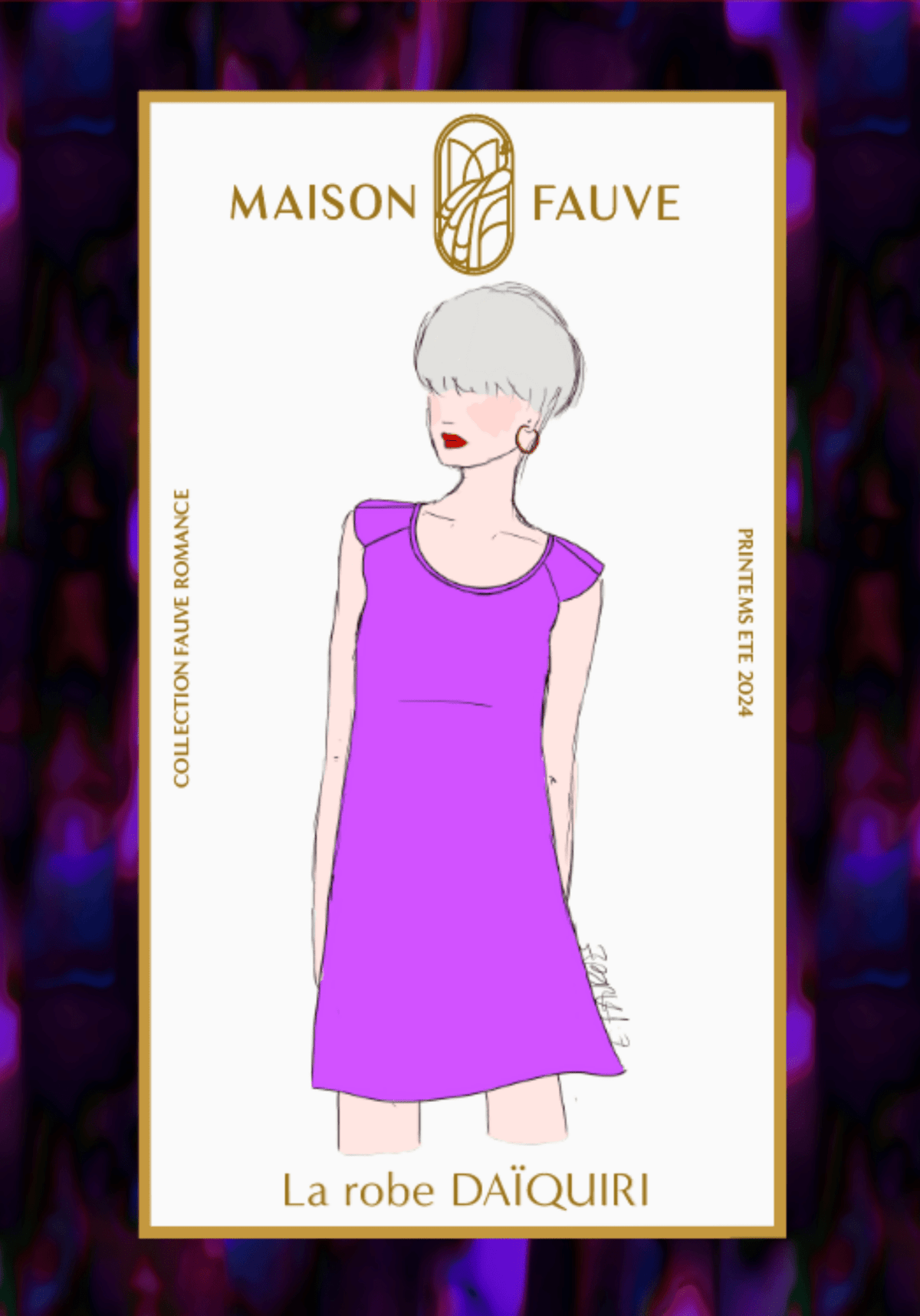 Patron couture robe, blouse Daïquiri - Patron pochette - Maison Fauve