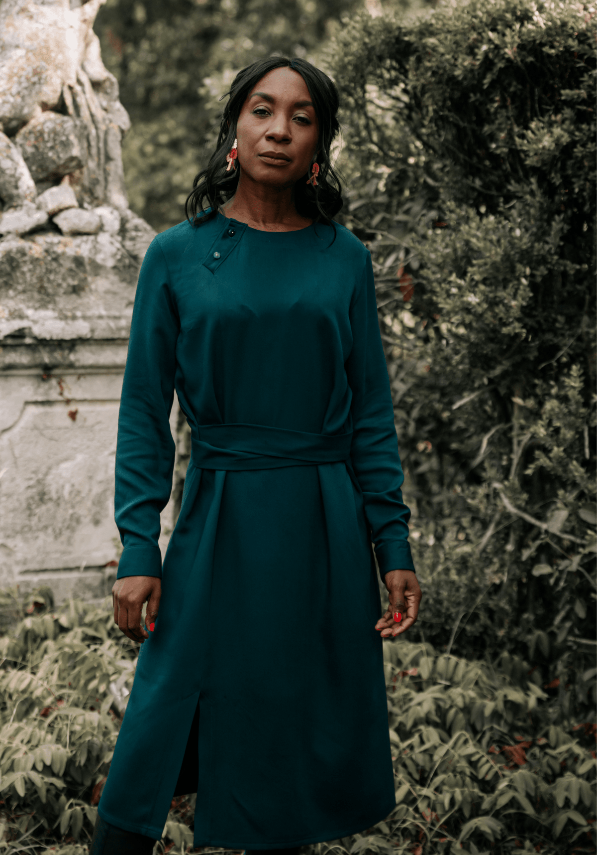 Patron couture robe, blouse Soliflore / PDF (A4, A3, A0, US Letter) - Cadres, Calques par Taille, Vidéoprojection - Maison Fauve