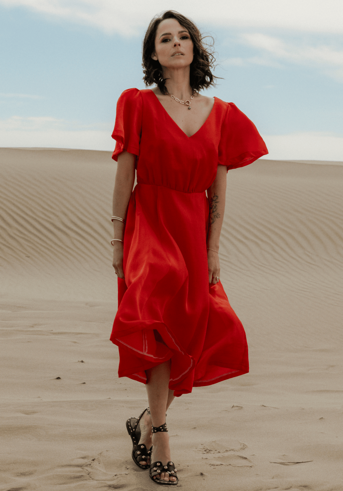Patron couture robe Cuba Libre / PDF (A4, A3, A0, US Letter) - Cadres, Calques par Taille, Vidéoprojection - Maison Fauve