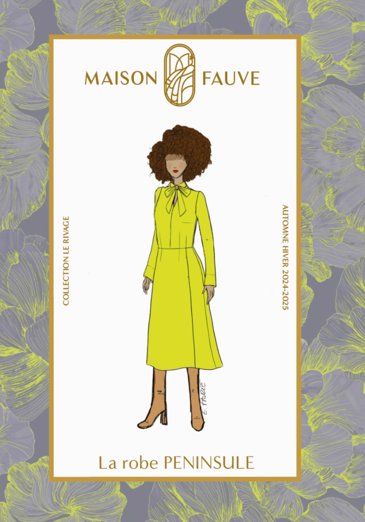Patron couture robe Péninsule - Patron pochette - Maison Fauve