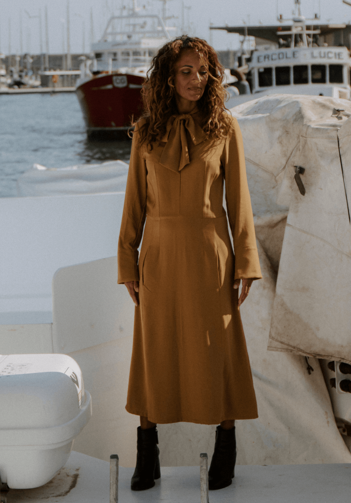Patron couture robe Péninsule / PDF (A4, A3, A0, US Letter) - Cadres, Calques par Taille, Vidéoprojection - Maison Fauve