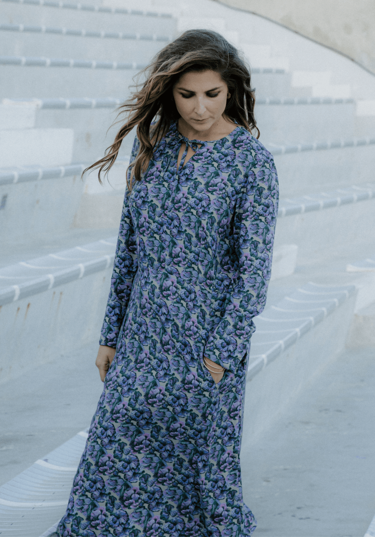 Patron couture robe Péninsule / PDF (A4, A3, A0, US Letter) - Cadres, Calques par Taille, Vidéoprojection - Maison Fauve