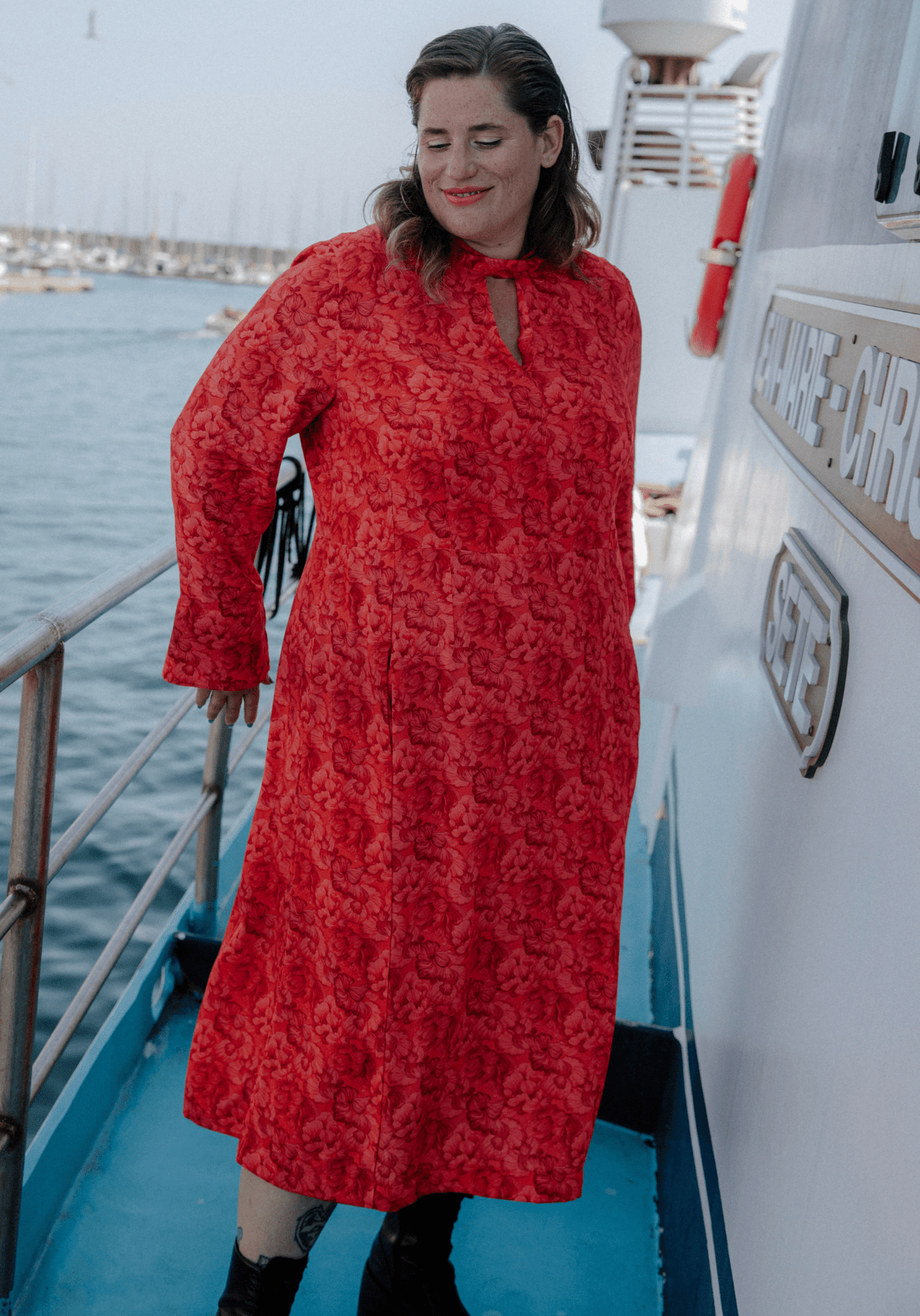 Patron couture robe Péninsule / PDF (A4, A3, A0, US Letter) - Cadres, Calques par Taille, Vidéoprojection - Maison Fauve