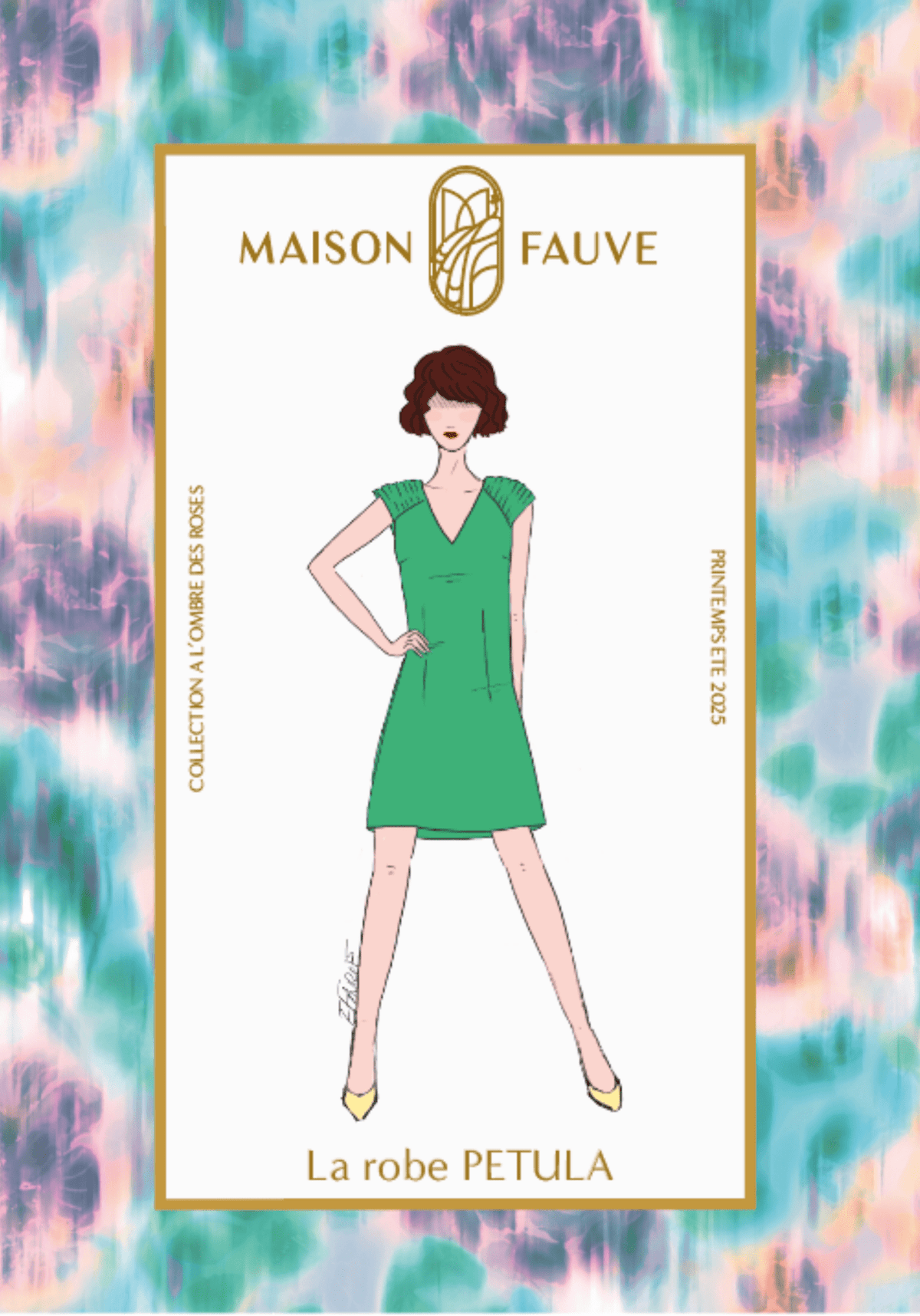 Patron couture robe Pétula - Patron pochette - Maison Fauve