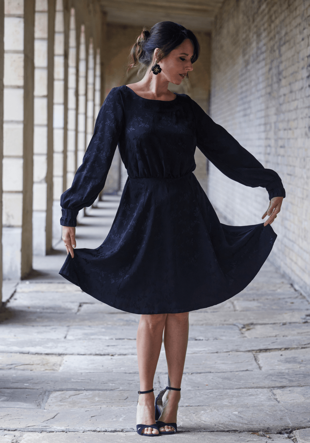 Patron couture robe Primrose / PDF (A4, A3, A0, US Letter) - Cadres, Calques par Taille, Vidéoprojection - Maison Fauve