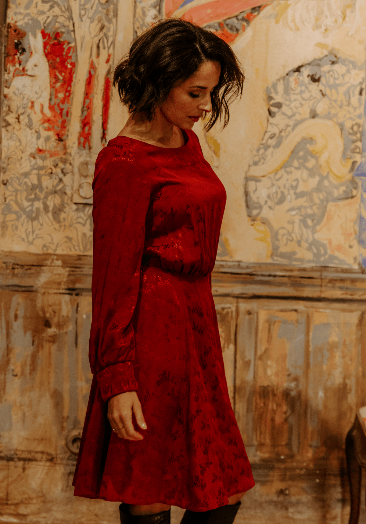 Patron couture robe Primrose / PDF (A4, A3, A0, US Letter) - Cadres, Calques par Taille, Vidéoprojection - Maison Fauve