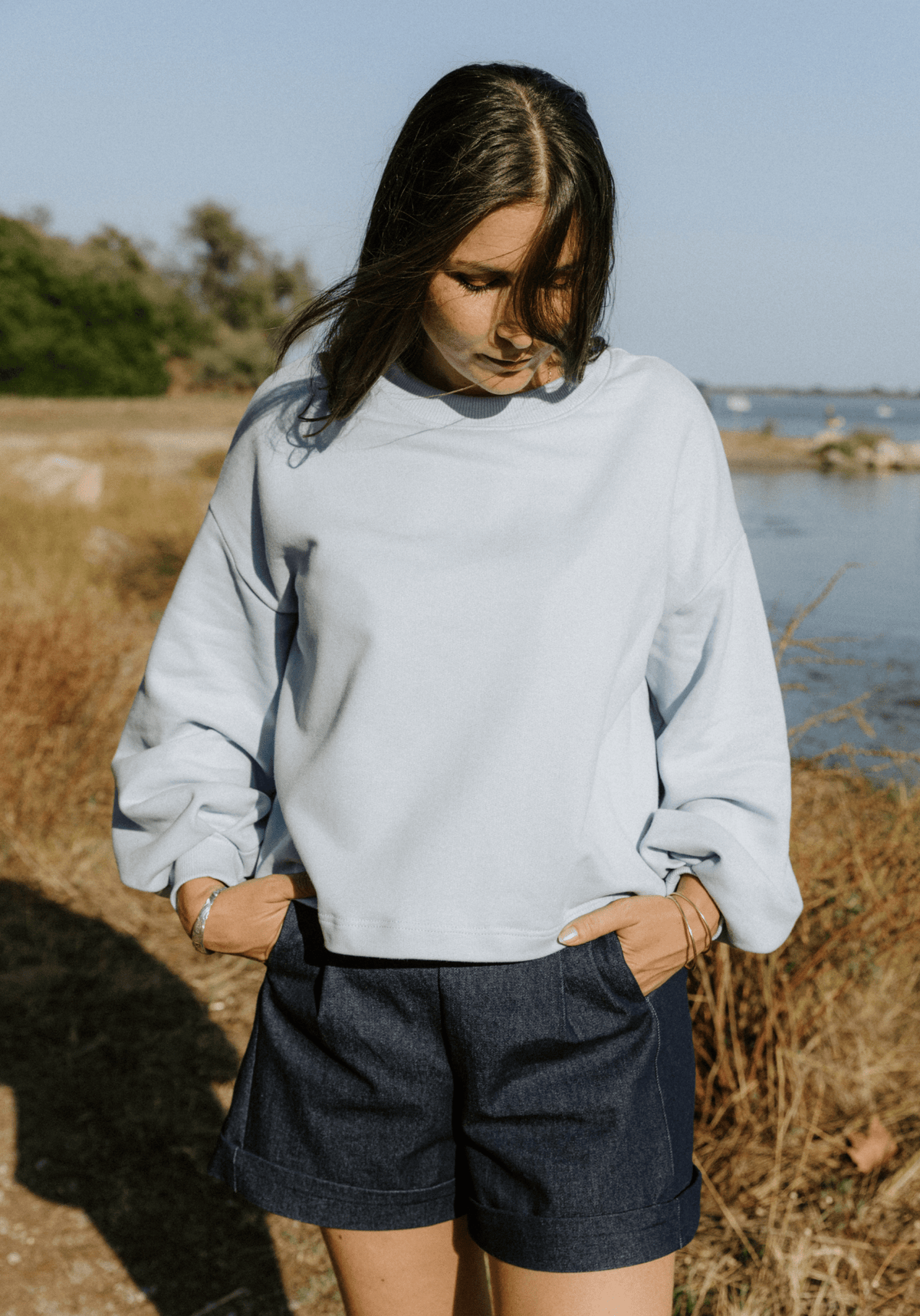 Patron couture sweat Granite / PDF (A4, A3, A0, US Letter) – Tailles 34 à 56 – Cadres, Calques par Taille, Vidéoprojection - Maison Fauve