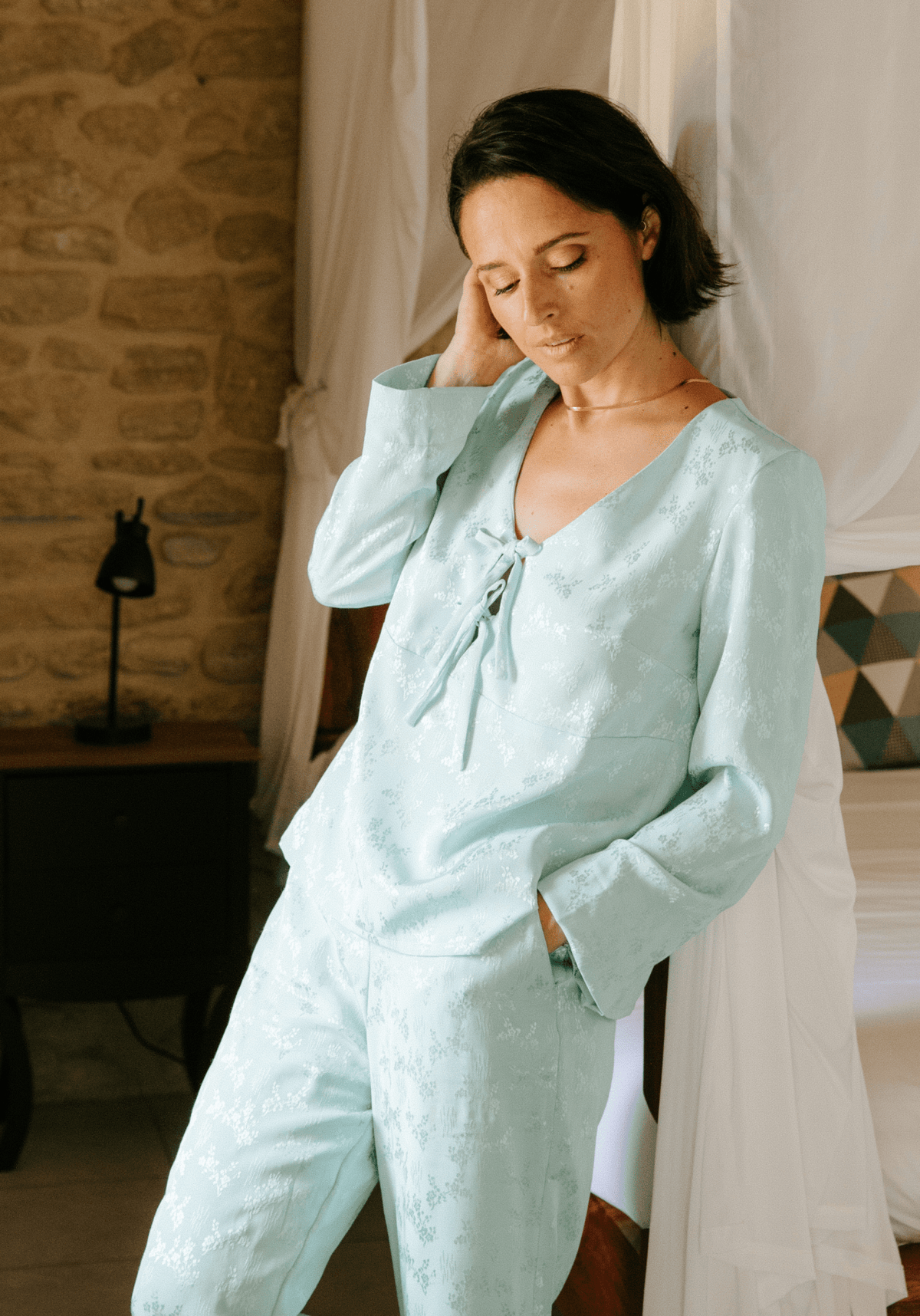 Patron pyjama Soupir / PDF (A4, A3, A0, US Letter) - Cadres, Calques par Taille, Vidéoprojection - Maison Fauve