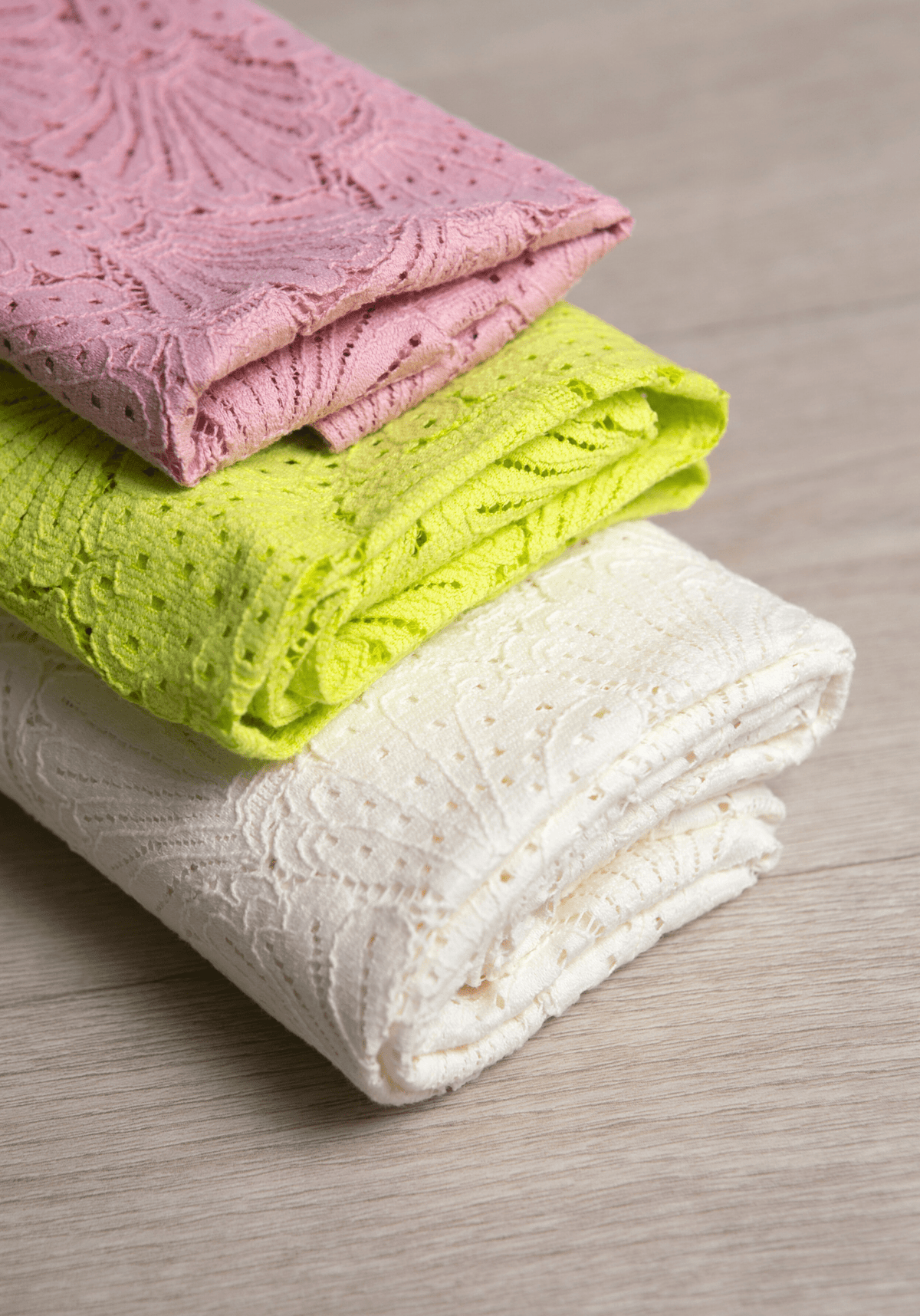 Tissu dentelle Coquillage - 3 coloris - Maison Fauve