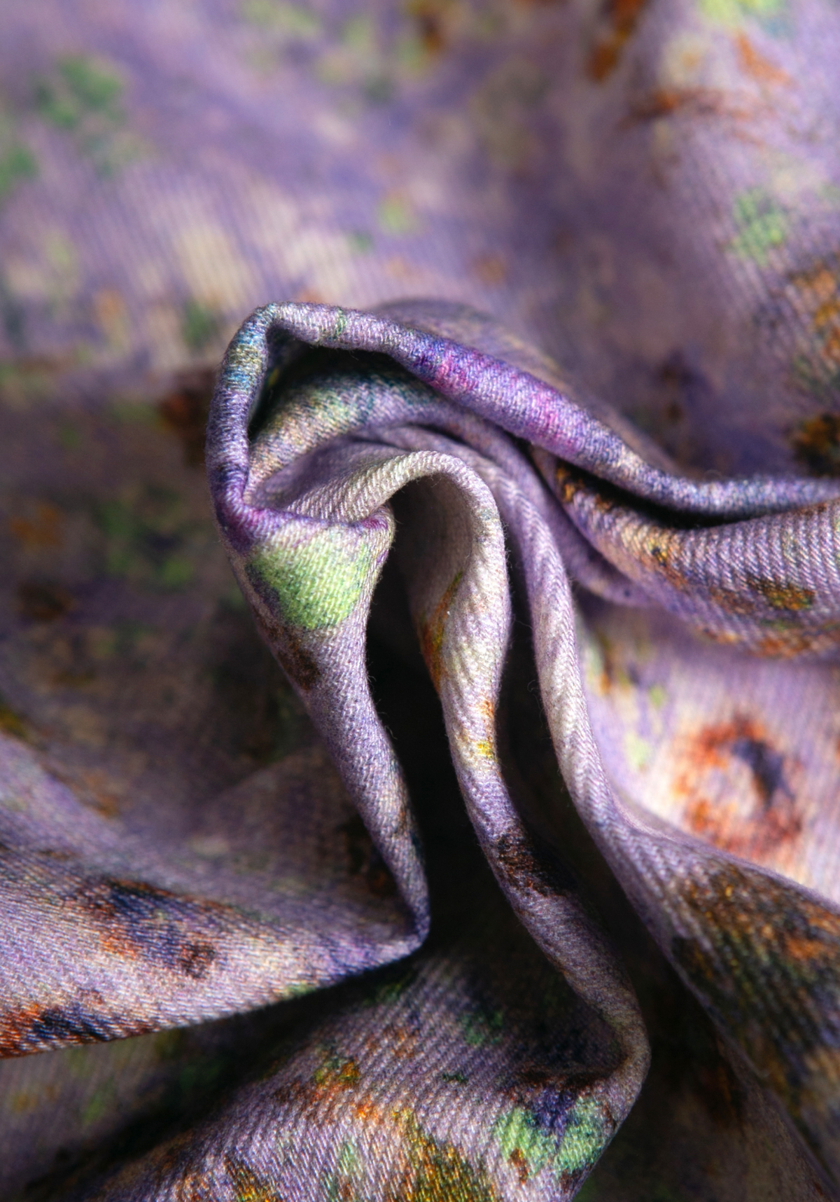 Tissu gabardine de coton imprimée Ghost Flower - Plusieurs coloris - Maison Fauve