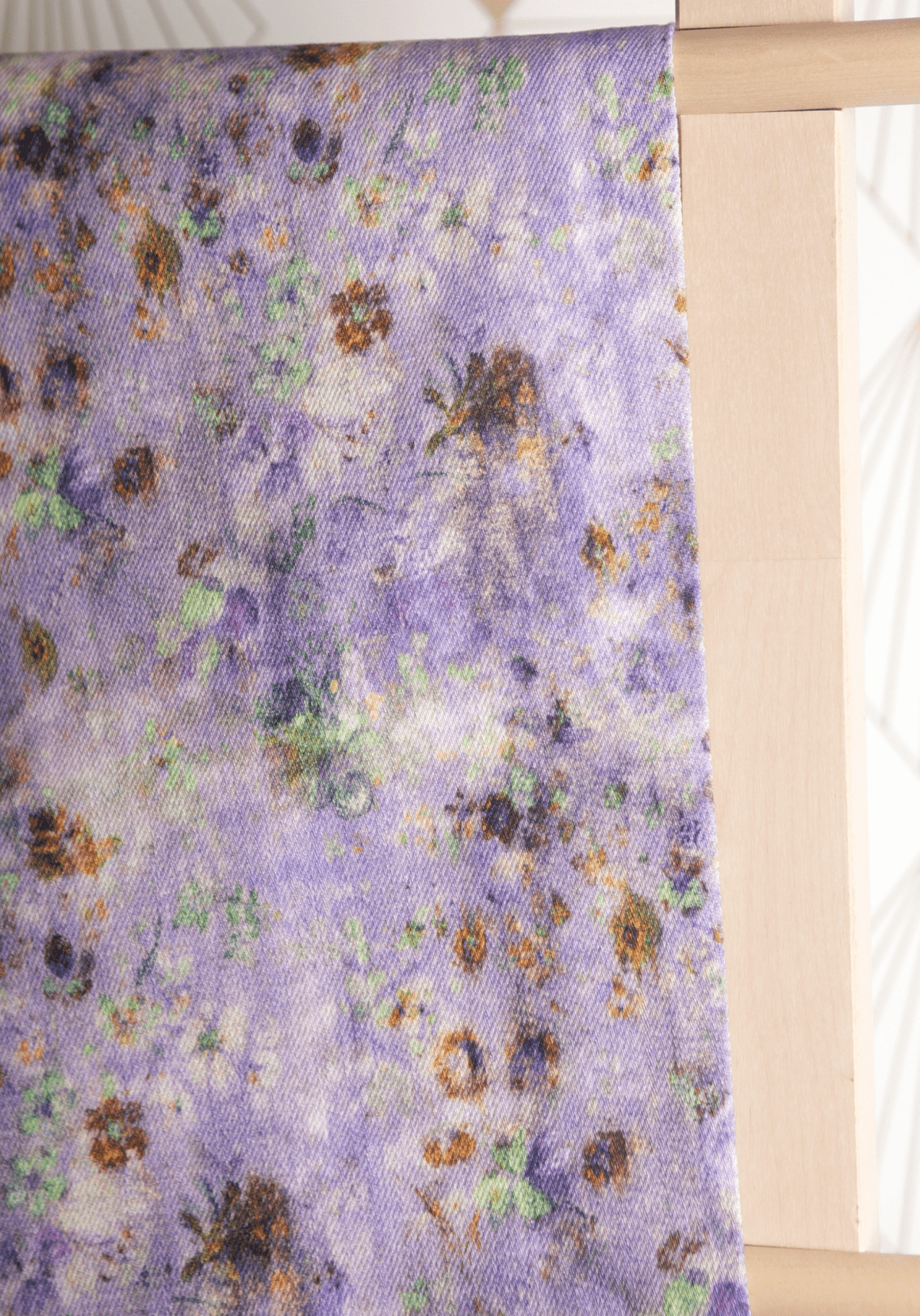 Tissu gabardine de coton imprimée Ghost Flower - Plusieurs coloris - Maison Fauve