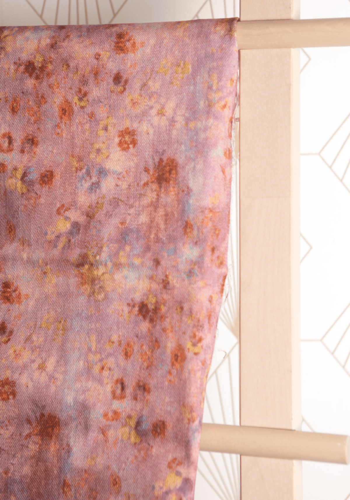 Tissu gabardine de coton imprimée Ghost Flower - Plusieurs coloris - Maison Fauve