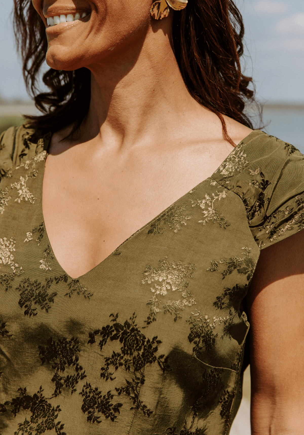 Tissu jacquard de viscose Poésie - Plusieurs couleurs - Maison Fauve