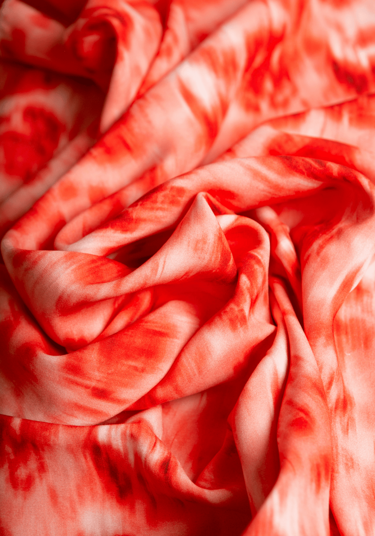 Tissu popeline de viscose imprimée Abstract Rose - Plusieurs coloris - Maison Fauve