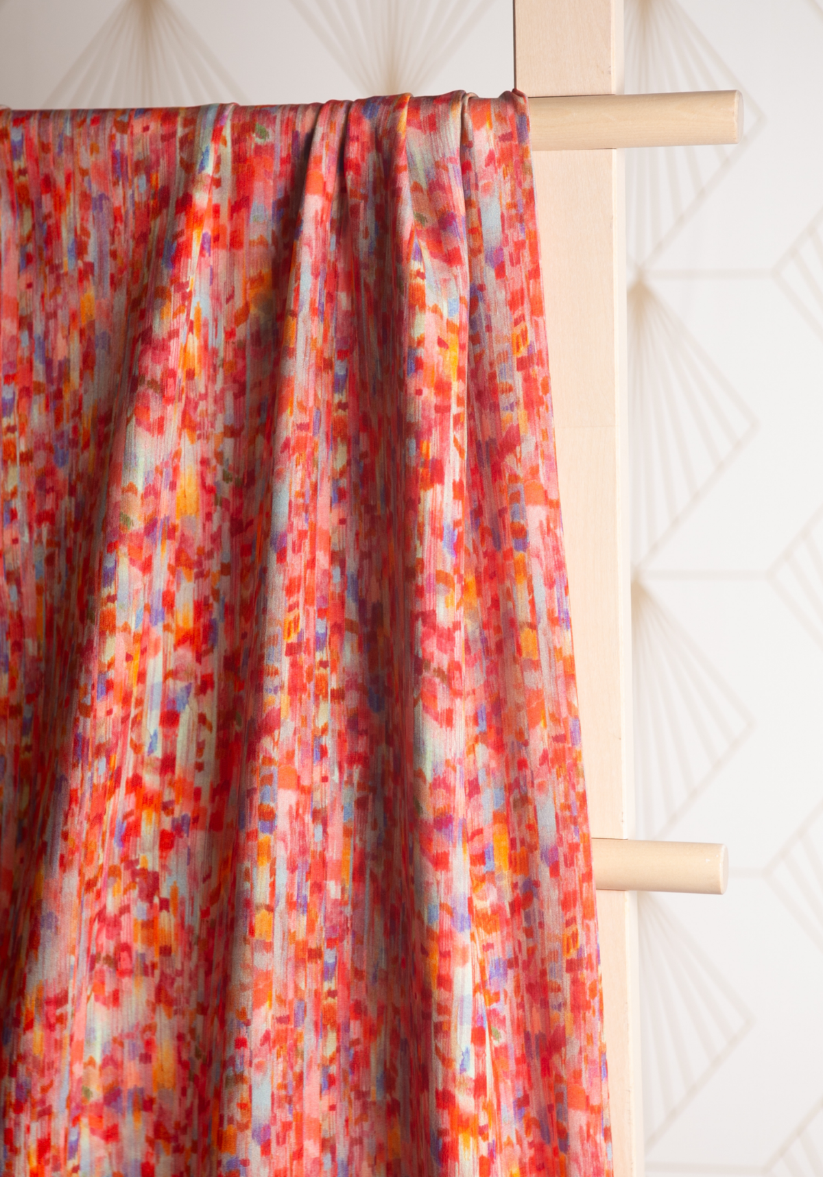 Tissu popeline de viscose imprimée Fever - Plusieurs coloris - Maison Fauve