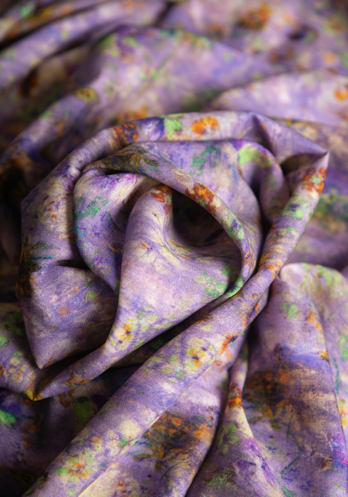Tissu popeline de viscose imprimée Ghost Flower - Plusieurs coloris - Maison Fauve