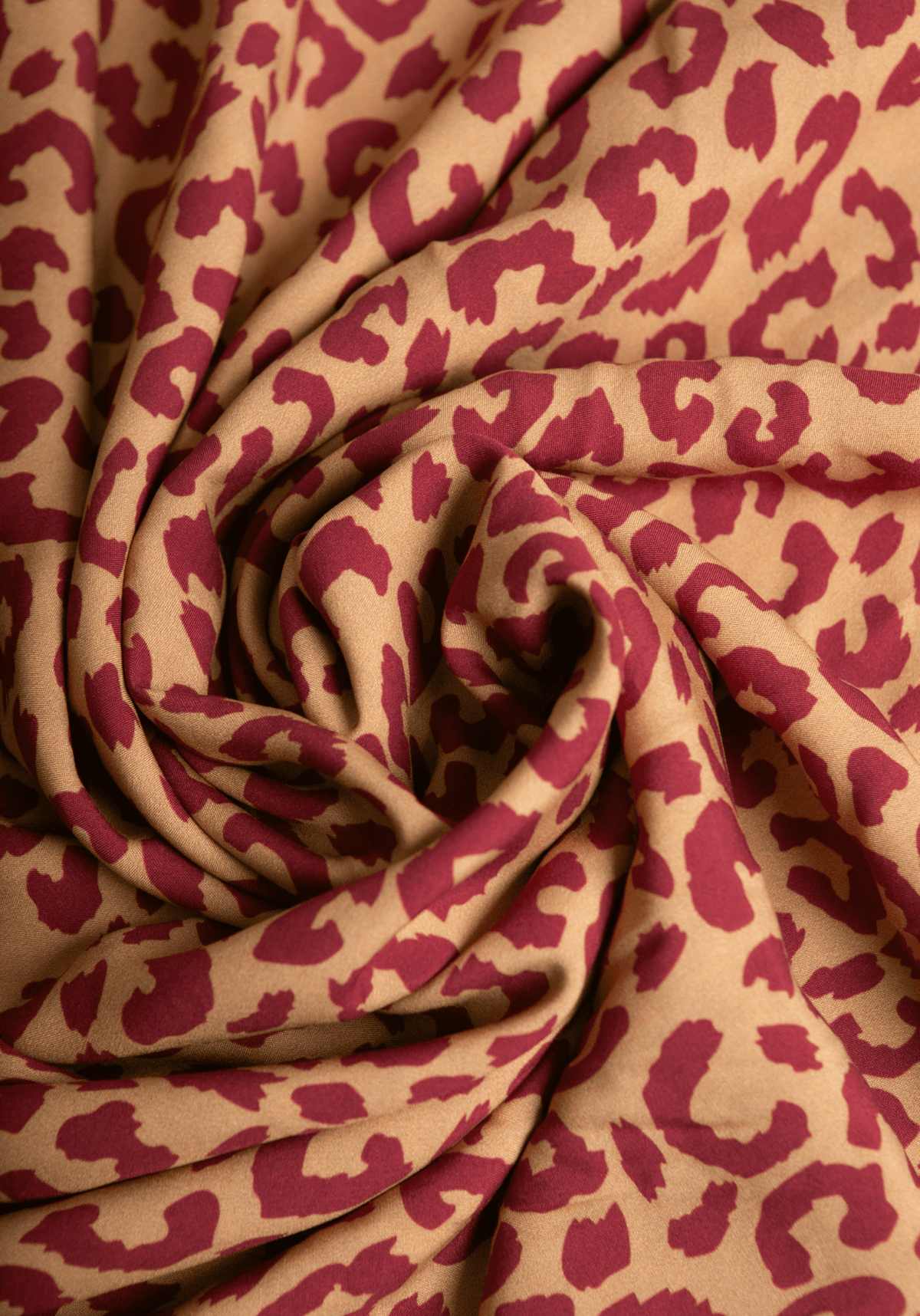 Tissu popeline de viscose imprimée Léo - Plusieurs couleurs - Maison Fauve