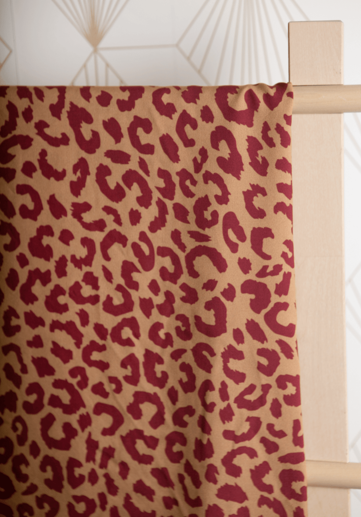Tissu popeline de viscose imprimée Léo - Plusieurs couleurs - Maison Fauve